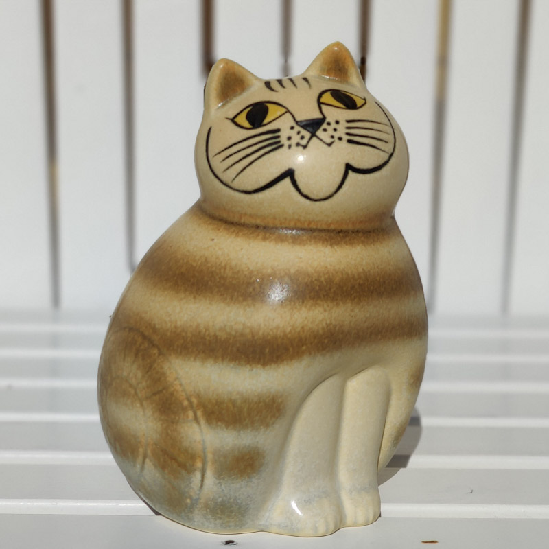 Mia midi brun katt av Lisa Larson - 2