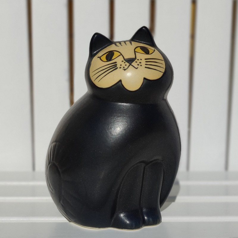Mia midi svart katt av Lisa Larson - 2
