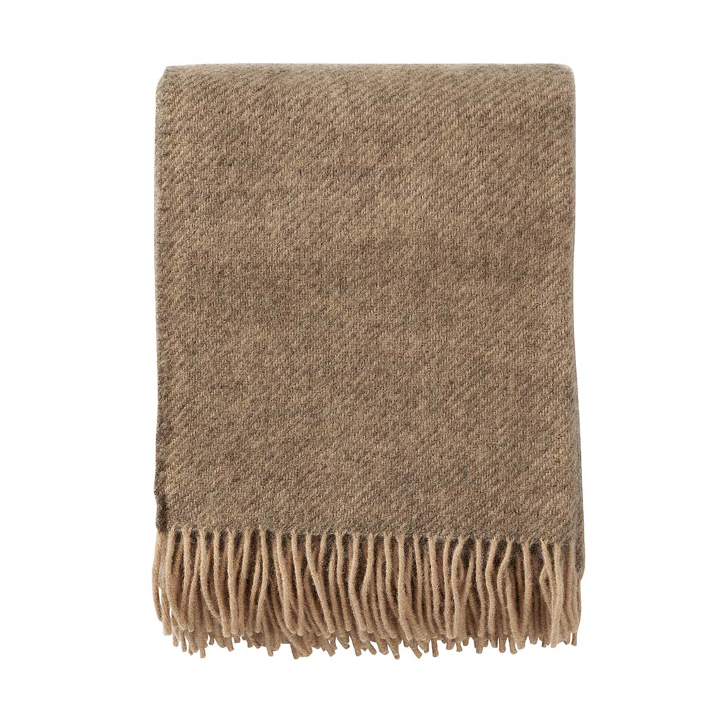 Gotland beige ullpläd från Klippan  - 2