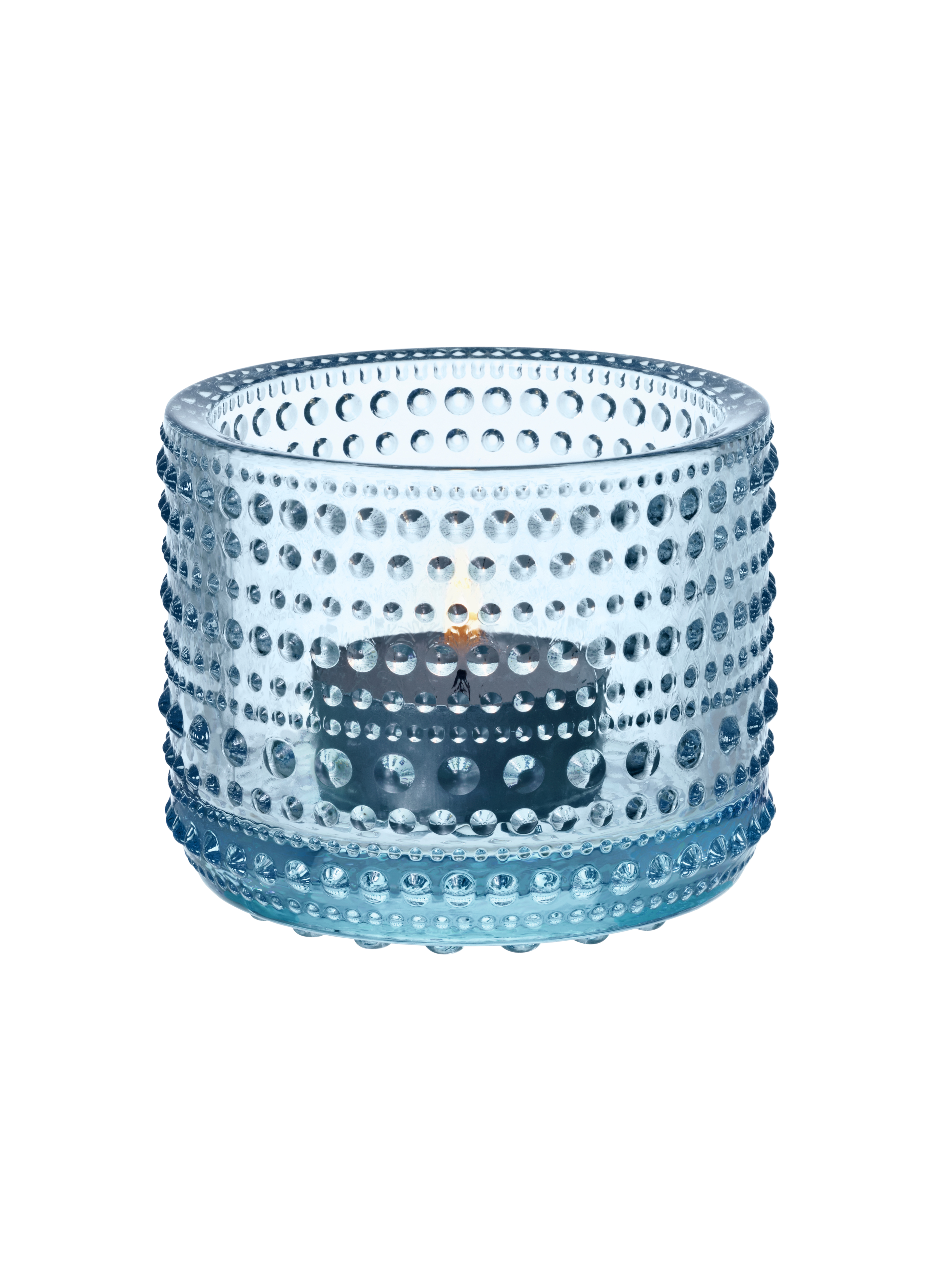Kastehelmi ljuslykta ljusblå från Iittala