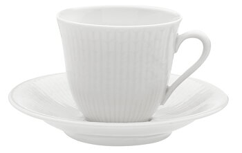 Swedish Grace, vit kaffekopp från Rörstrand