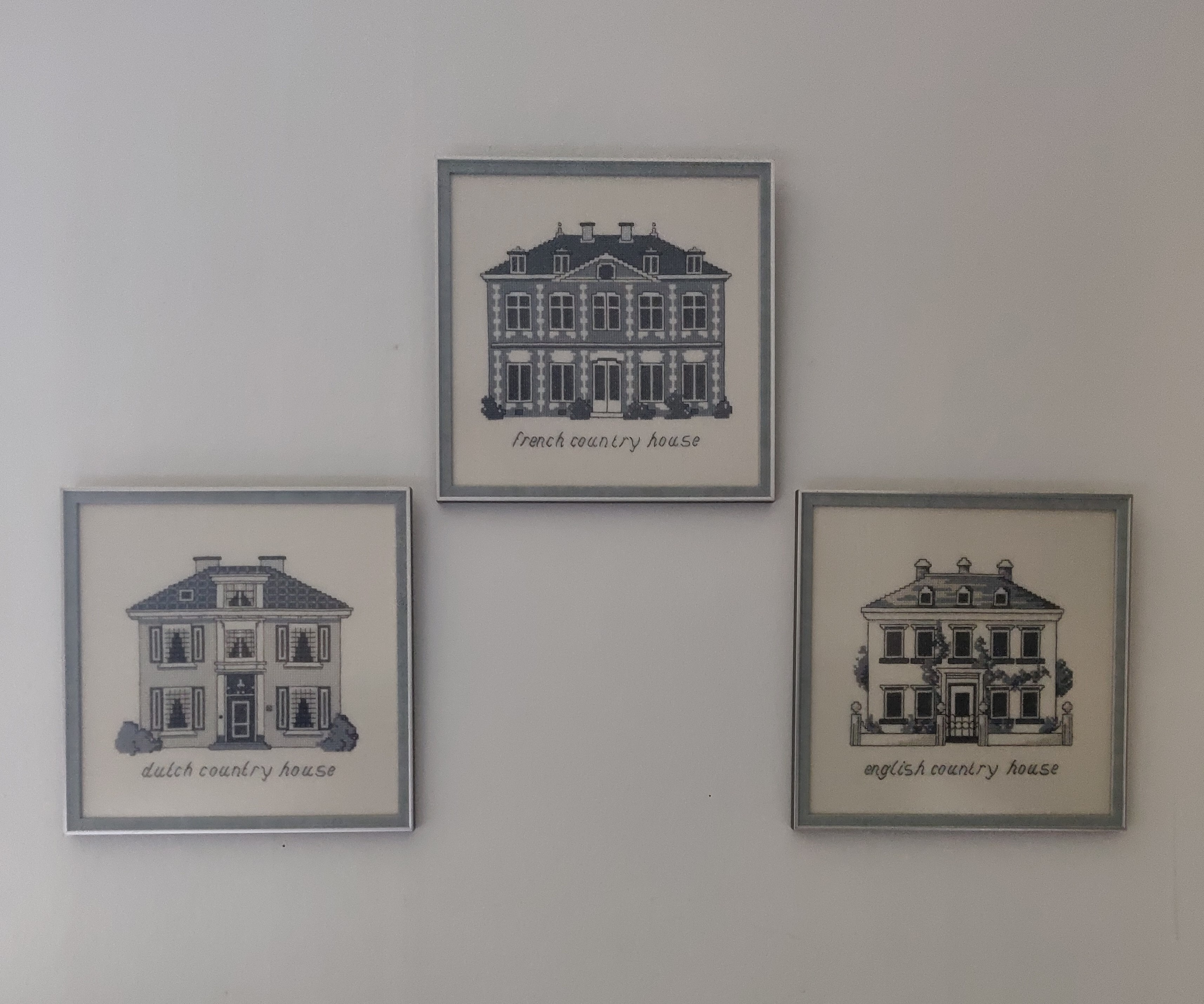 Broderade tavlor Hus - 2