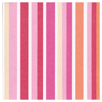 Onnellinen rosa servett från Marimekko