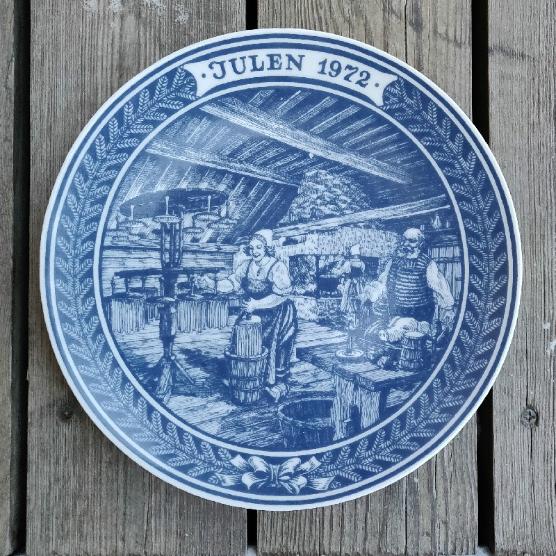 Jultallrik 1972 från Stenwreth