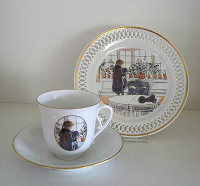 Kaffegods Blomsterfönstret från Bing & Grøndahl