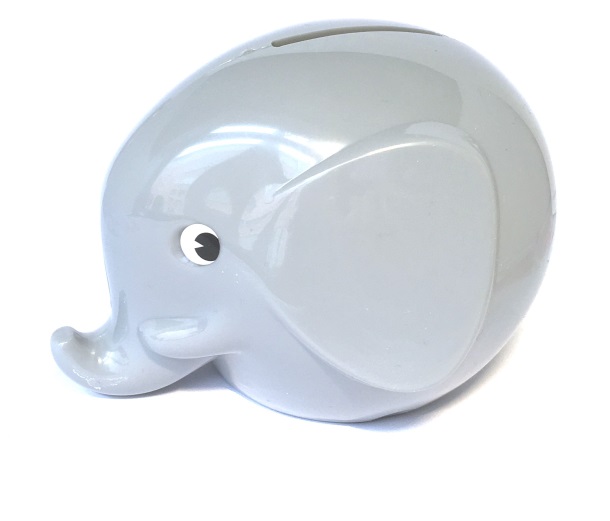 Sparelefant stor - Flera färger - 12