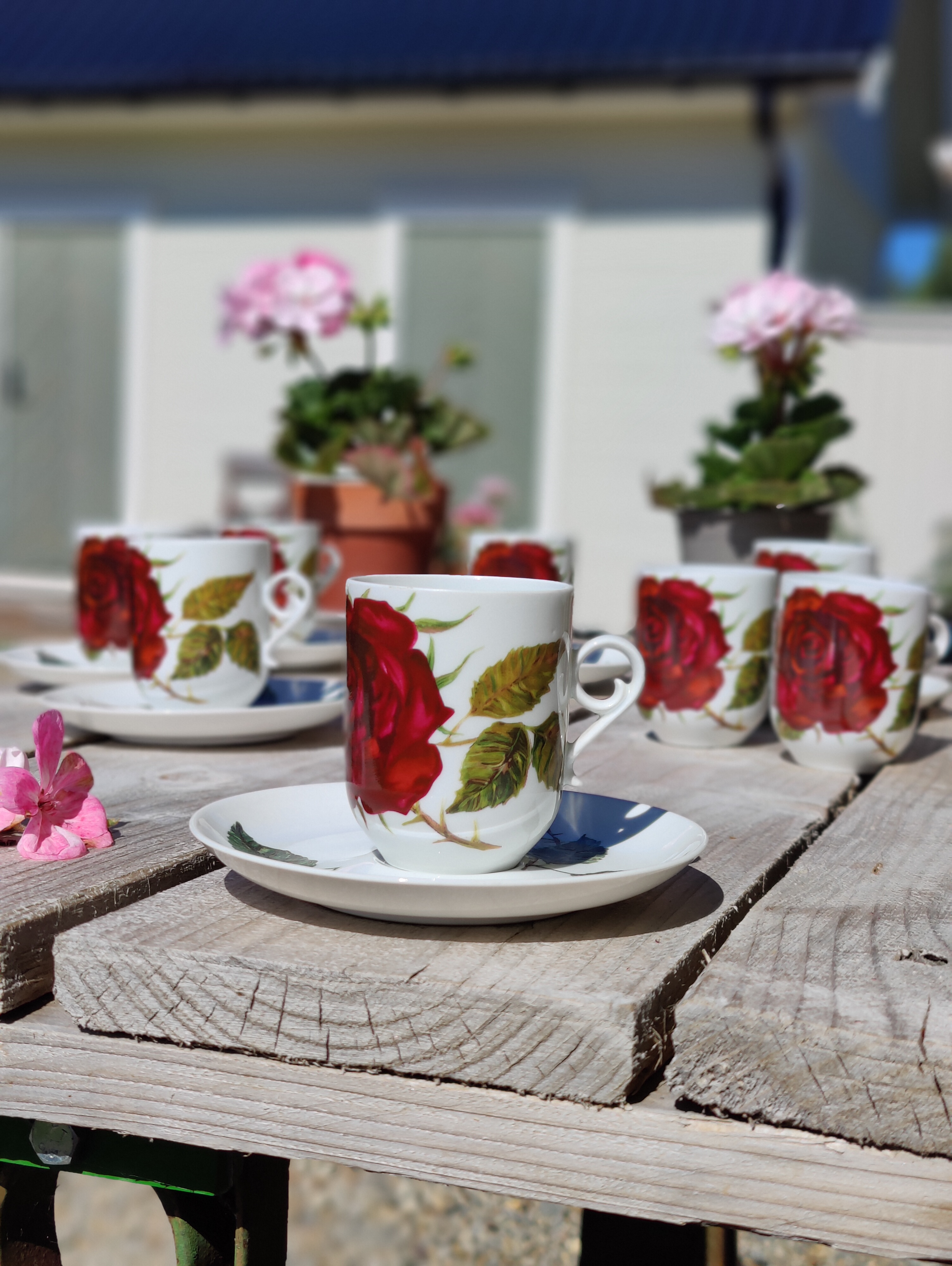 Ruusu Ros kaffekopp från Arabia  - 2