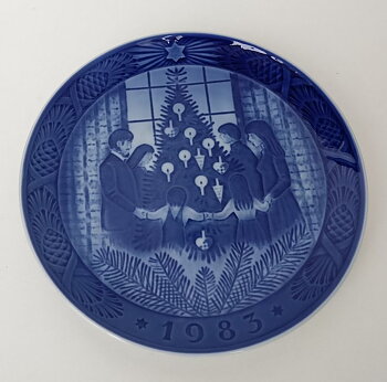 Jultallrik 1983 från Royal Copenhagen 