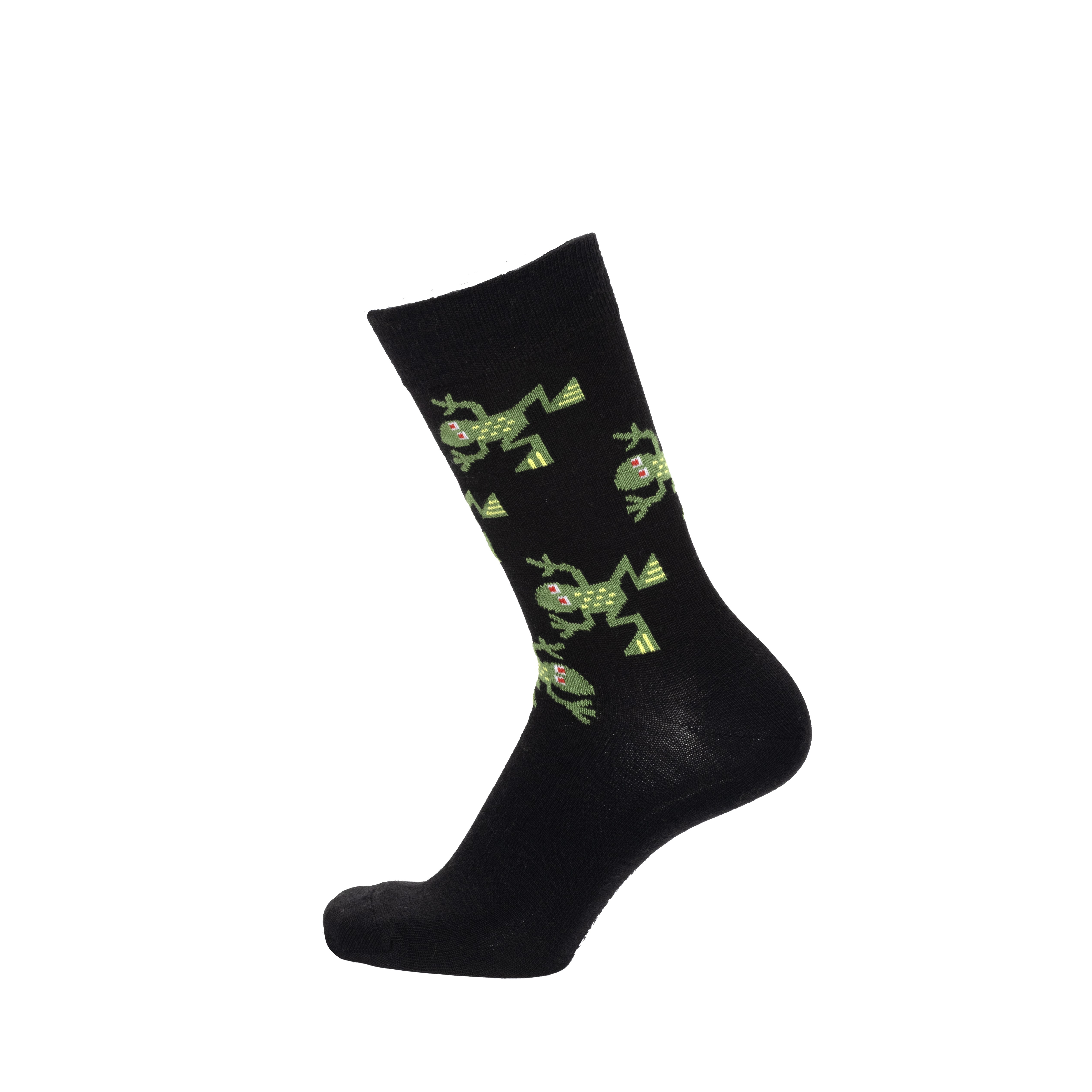 Frog svarta strumpor i ull 