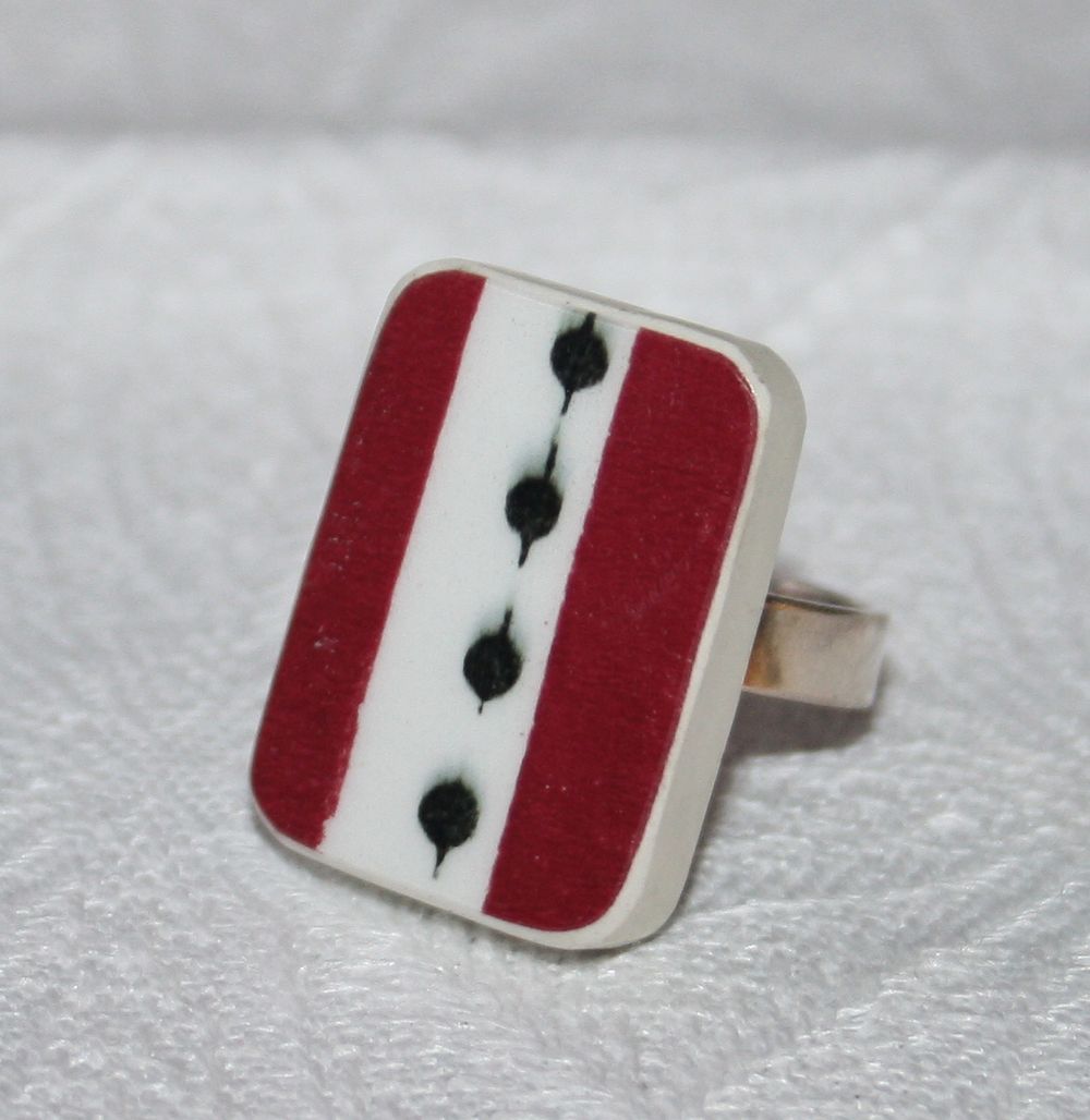  Ring av porslin från Kila Design 