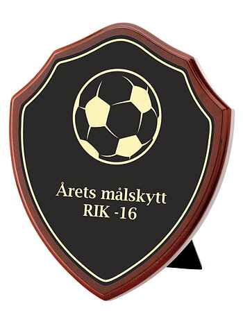 Träplakett H100/4-6