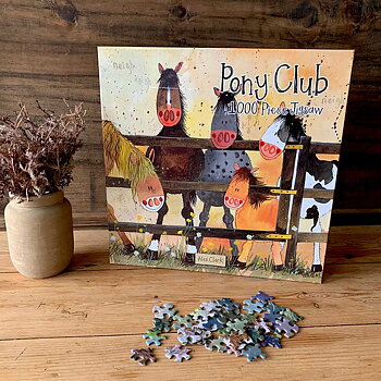 Pussel Alex Clark Hästmotiv Pony Club 1000 Bitar