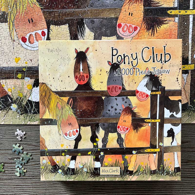 Pussel Alex Clark Hästmotiv Pony Club 1000 Bitar - 2