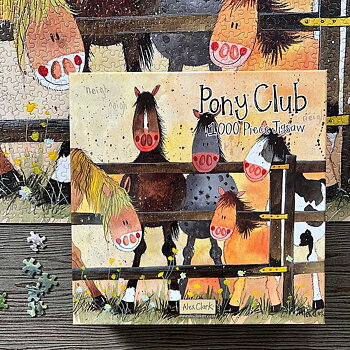 Pussel Alex Clark Hästmotiv Pony Club 1000 Bitar