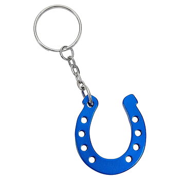 Key Ring AWST Intl Horseshoe Blue