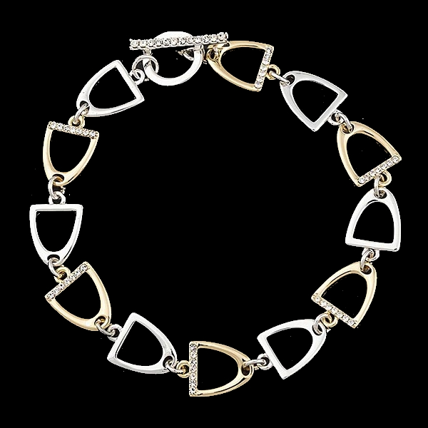 Armband Equilibrium Stigbyglar Silver Och Guldpläterat