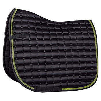 Dressage Saddle Pad Harrys Horse Satin Jet Black