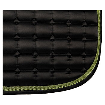 Dressage Saddle Pad Harrys Horse Satin Jet Black