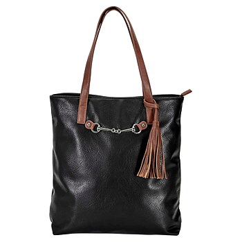 Tote Bag AWST Intl Snaffle Bit Black