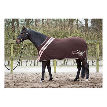 Jersey Fleece Rug Harrys Horse Seal Brown