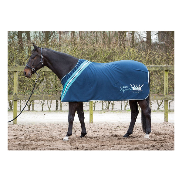 Jersey Fleece Rug Harrys Horse Midnight Navy