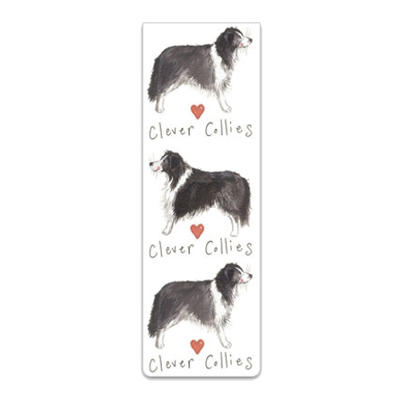 Magnetiskt Bokmärke Alex Clark Hundmotiv Clever Collies 