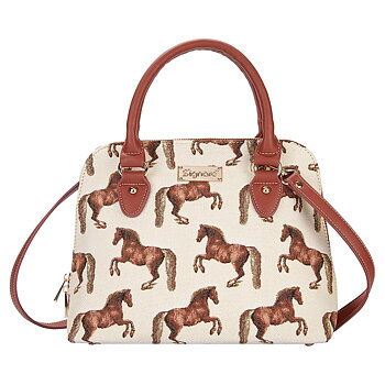 Convertible Bag Signare Horse Motif Whistlejacket
