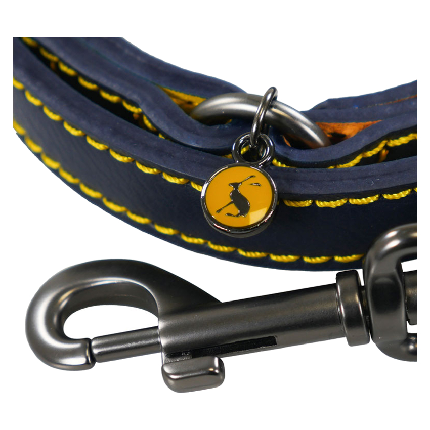 Hundkoppel Joules Läder Navy - 2