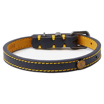 Hundhalsband Joules Läder Navy