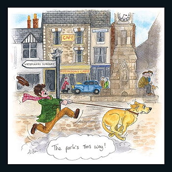 Kort James Herriot Hundmotiv The Park's This Way