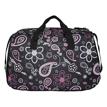 Duffle Bag AWST Intl Horse Motif Galloping Horse White