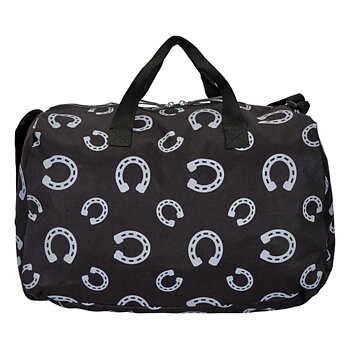 Duffle Bag AWST Intl Horse Motif Galloping Horse Grey