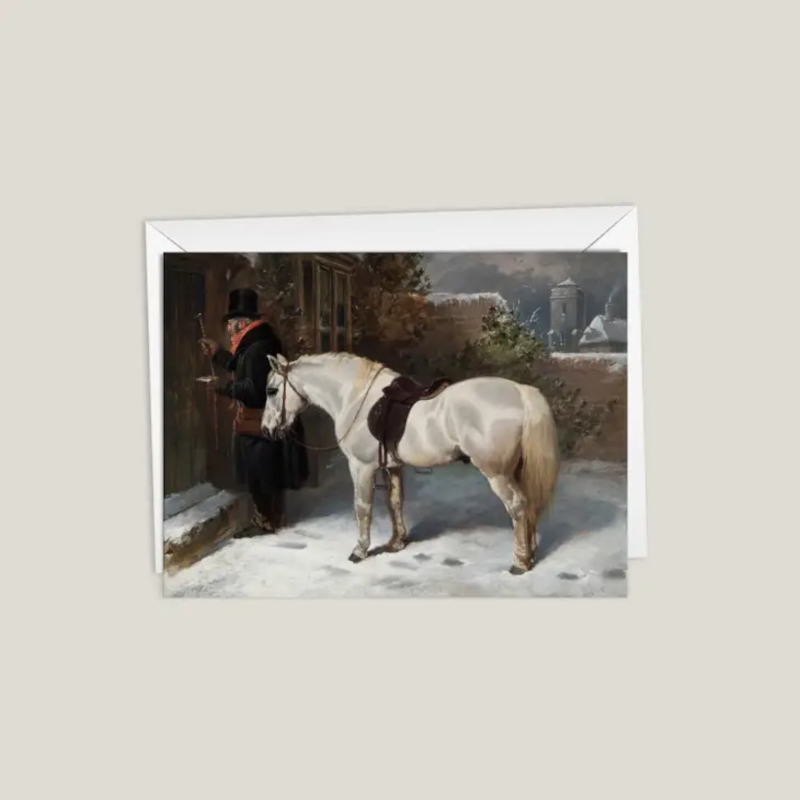 Christmas Card Nimrod Paper Horse Motif The Christmas Post