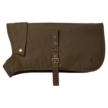 Dog Coat Joules Wax Cotton Green