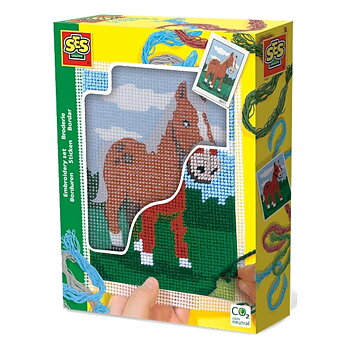 Broderi SES Creative Hästmotiv