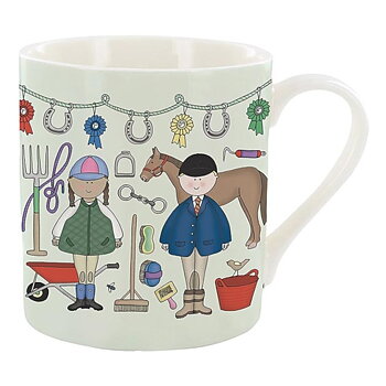 Mugg Emma Lawrence Designs Welly Wearers Horse Riders
