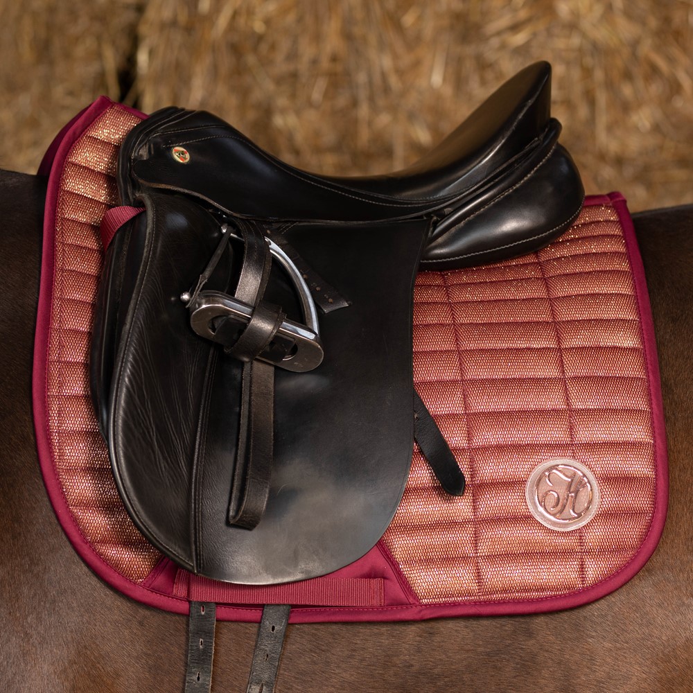 Dressage Saddle Pad Harrys Horse Quartz II Bordeaux - 2