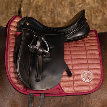Dressage Saddle Pad Harrys Horse Quartz II Bordeaux