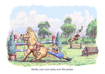Kort Hästmotiv Gently Coax Your Pony