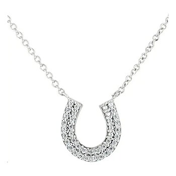 Necklace AWST Intl Horseshoe Sparkling