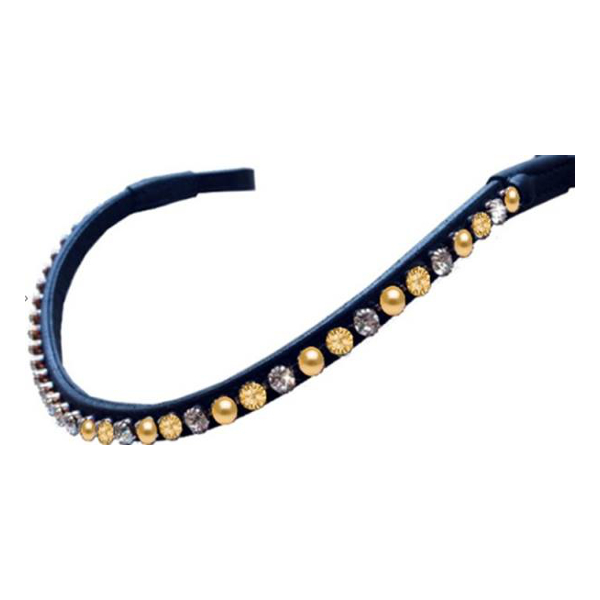 Pannband SD Design Grandessa Gold Svart