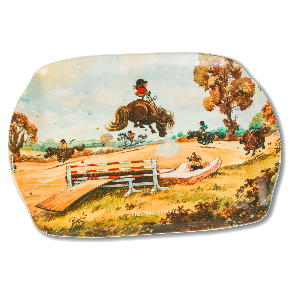 Bricka Thelwell Hästmotiv That Spring Feeling