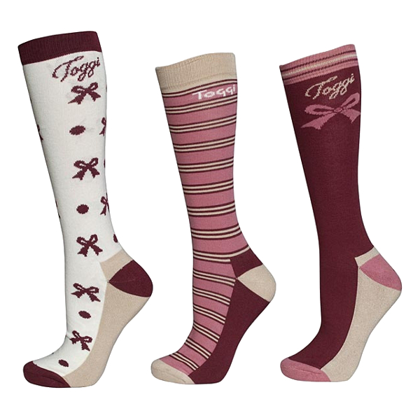 Riding Socks Toggi Tunstead Winter White 3-pack