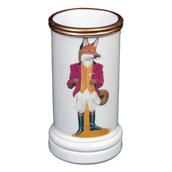 Pen Pot Anthony Steuart Fox Hunting Motif Reynard The Fox