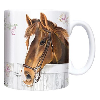 Mug Otter House Horse Motif Chestnut Horse