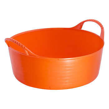 Plastic Bucket Red Gorilla 15 L  Shallow Orange