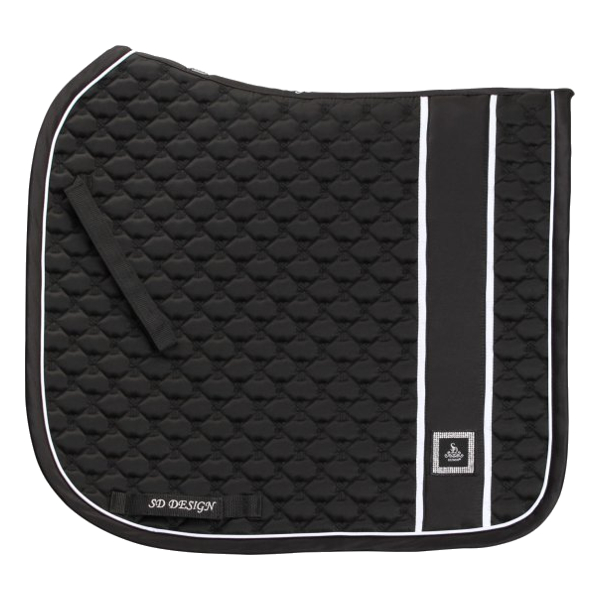 Dressage Saddle Pad SD Design Diamond Monogram Black
