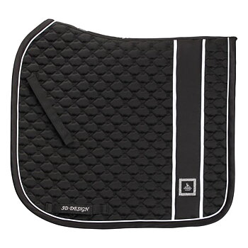 Dressage Saddle Pad SD Design Diamond Monogram Black