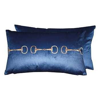 Cushion Grays 1922 Snaffles Royal Blue