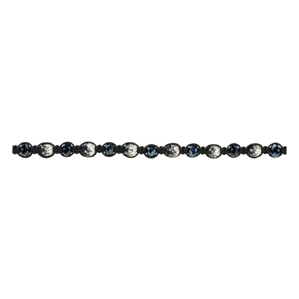 Pannband Caldene Pearls Svart  - 2